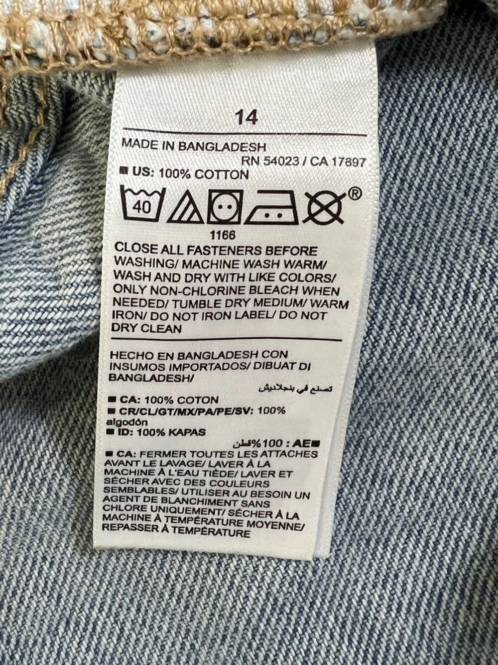 90s Denim Midi Skirt Women Sz 14 Blue Jean Midi Boho Country Classic 90s - Picture 7 of 11